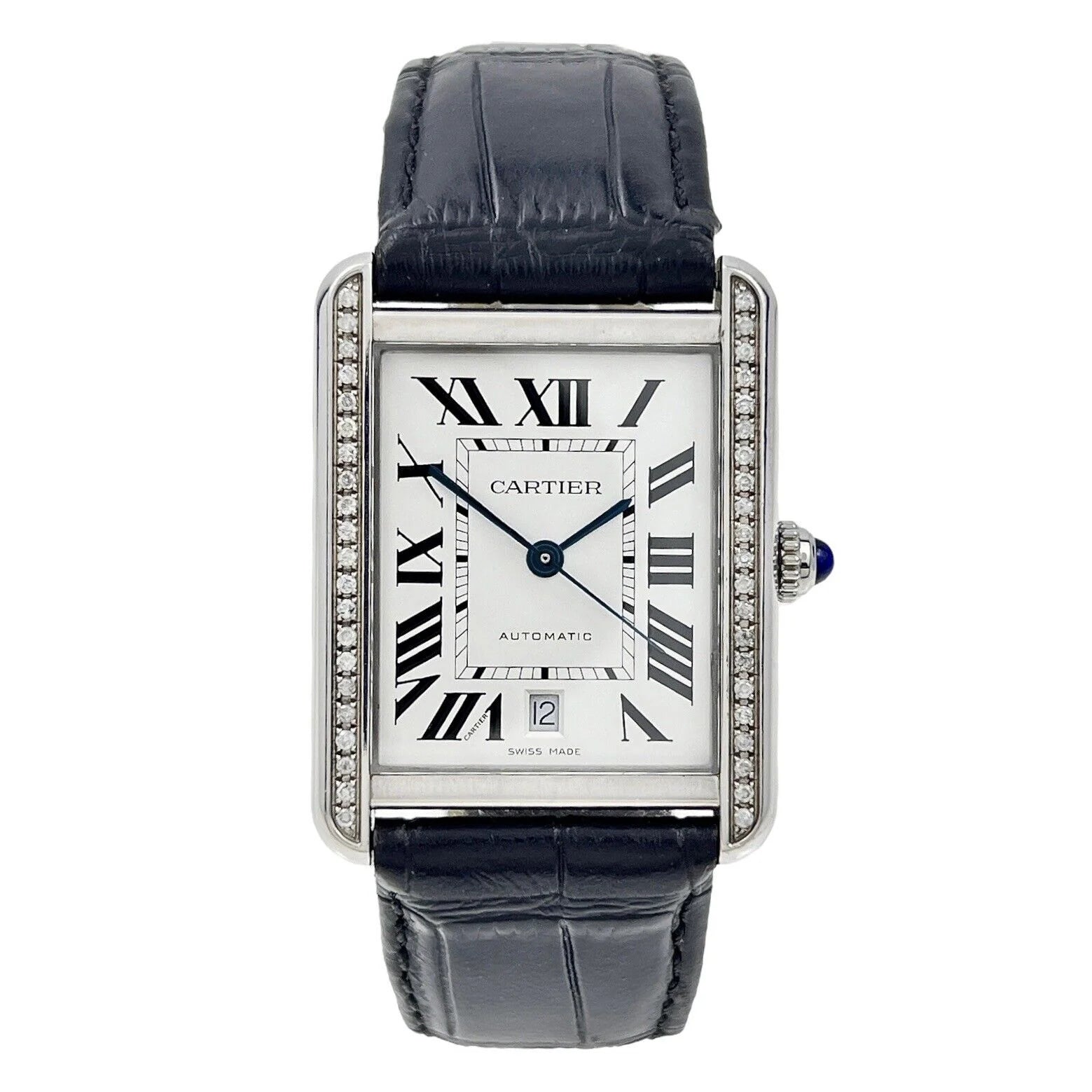 Cartier Tank Solo XL Ref. 3800 AM Diamonds