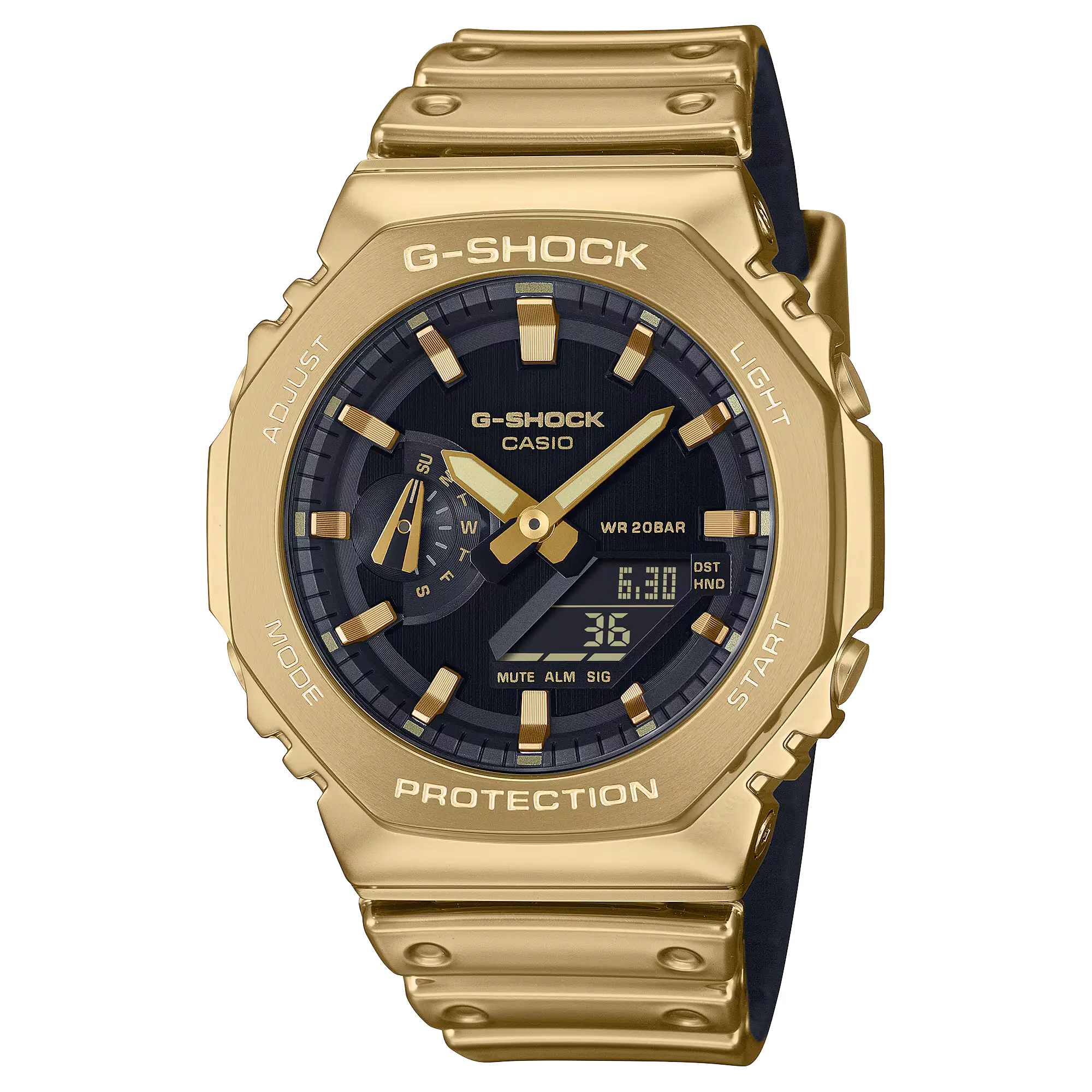 Casio Fine Metallic Series World Time Alarms GM-2100YMG-9A