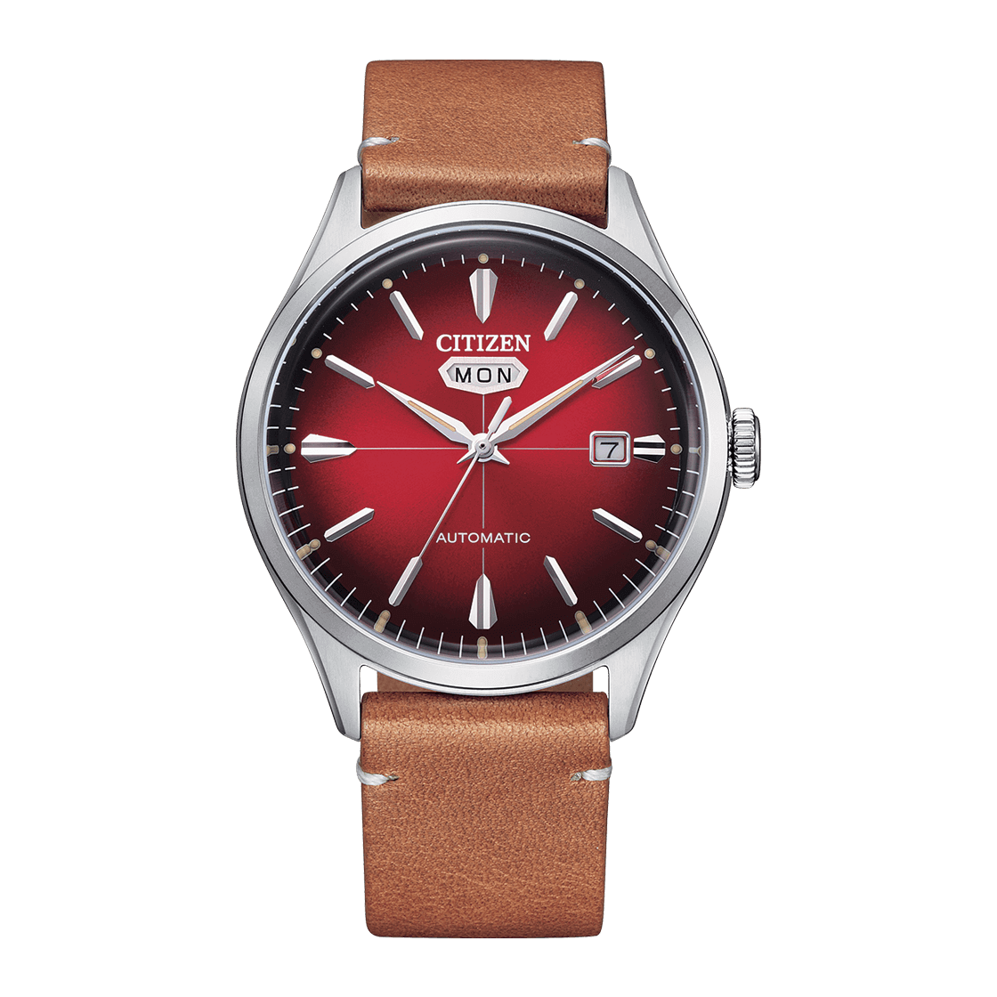 Citizen Mechanical Day-Date Red Dial NH8390-11X