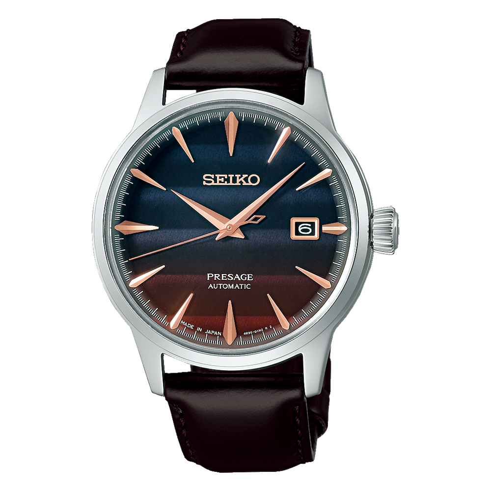Seiko Presage Cocktail Time 'Purple Sunset' TRI-COLOR SRPK75 Limited Edition