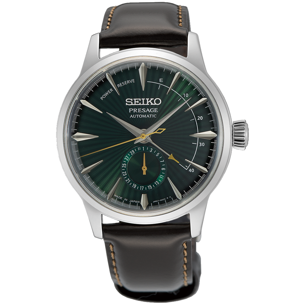 Seiko Presage Cocktail Time Power Reserve Green Dial SSA459J1