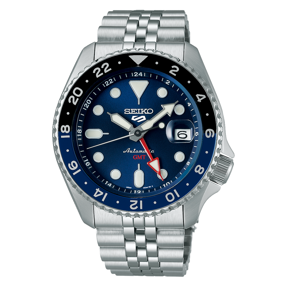 Seiko 5 Sport SKX GMT SSK003 Blue Dial