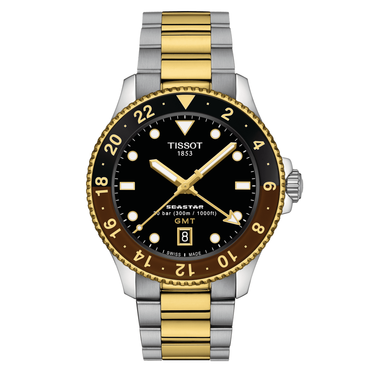 Tissot Seastar 1000 Quartz GMT Root Bear T120.852.22.051.00