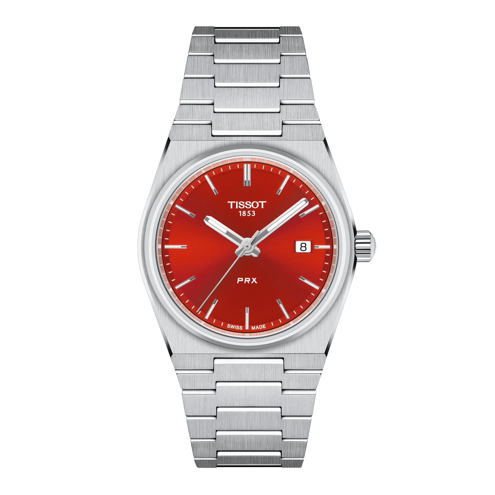 Tissot PRX Quartz 35mm Red Dial T137.210.11.421.00