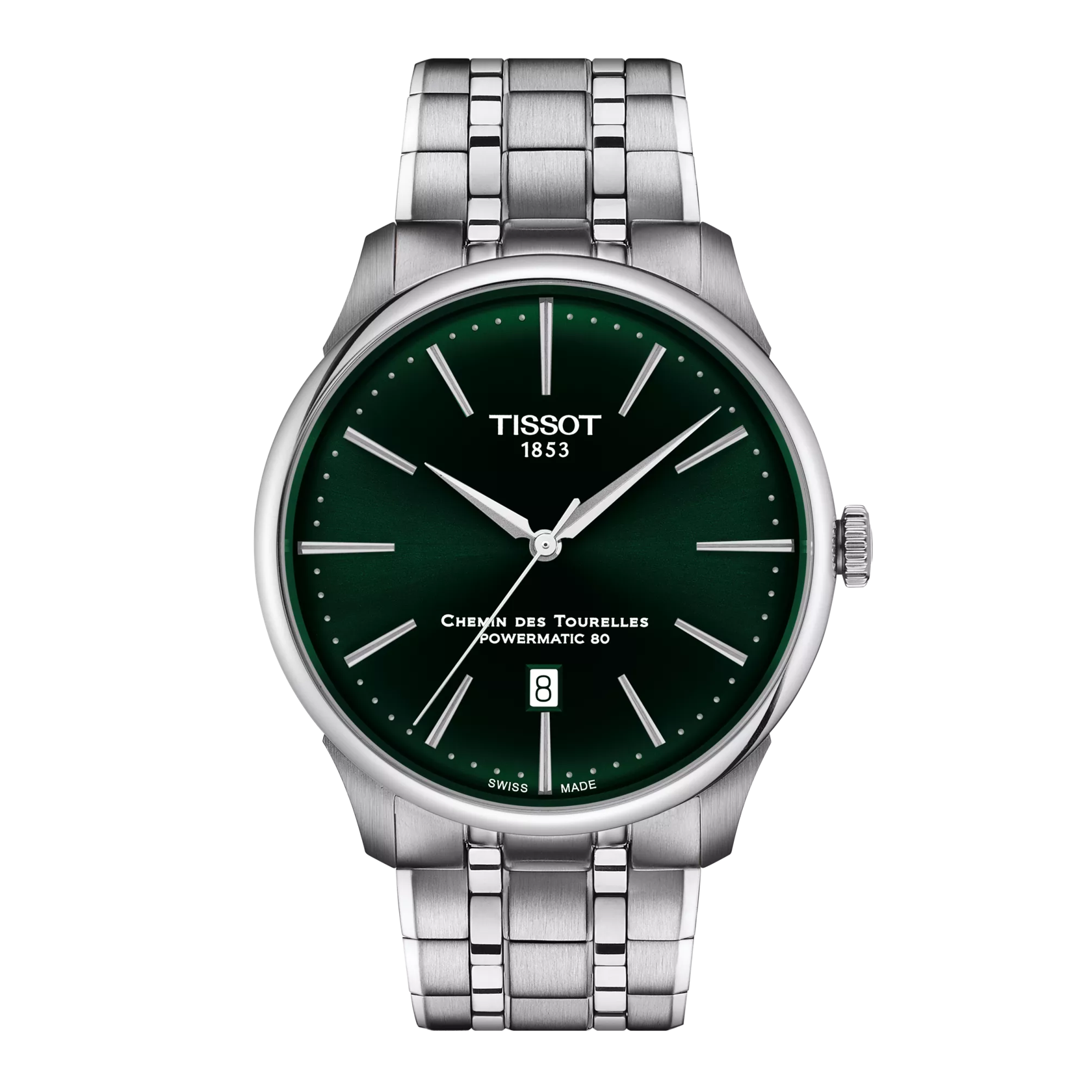 Tissot Chemin des Tourelles Powermatic 80 Green Dial T139.407.11.091.00