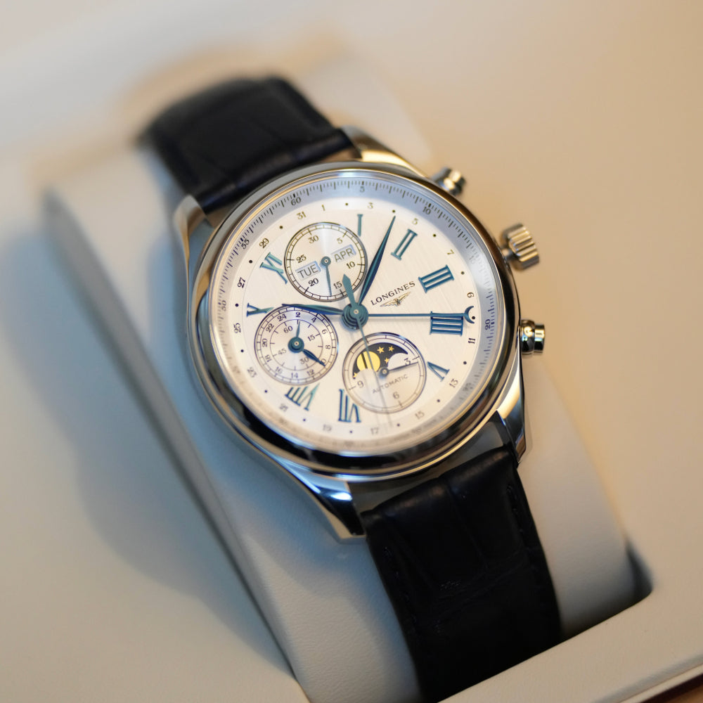 Longines Master Collection Chronograph GMT Automatic Moon Phase L2.773.4.71.2