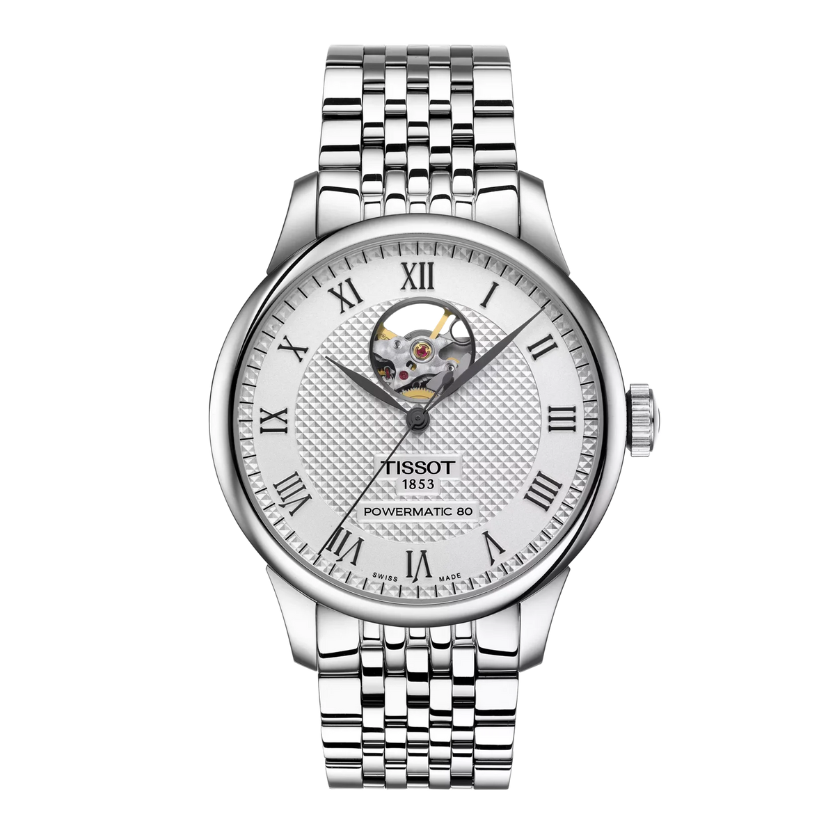 Tissot Le Locle Powermatic 80 Open Heart White Dial T006.407.11.033.02