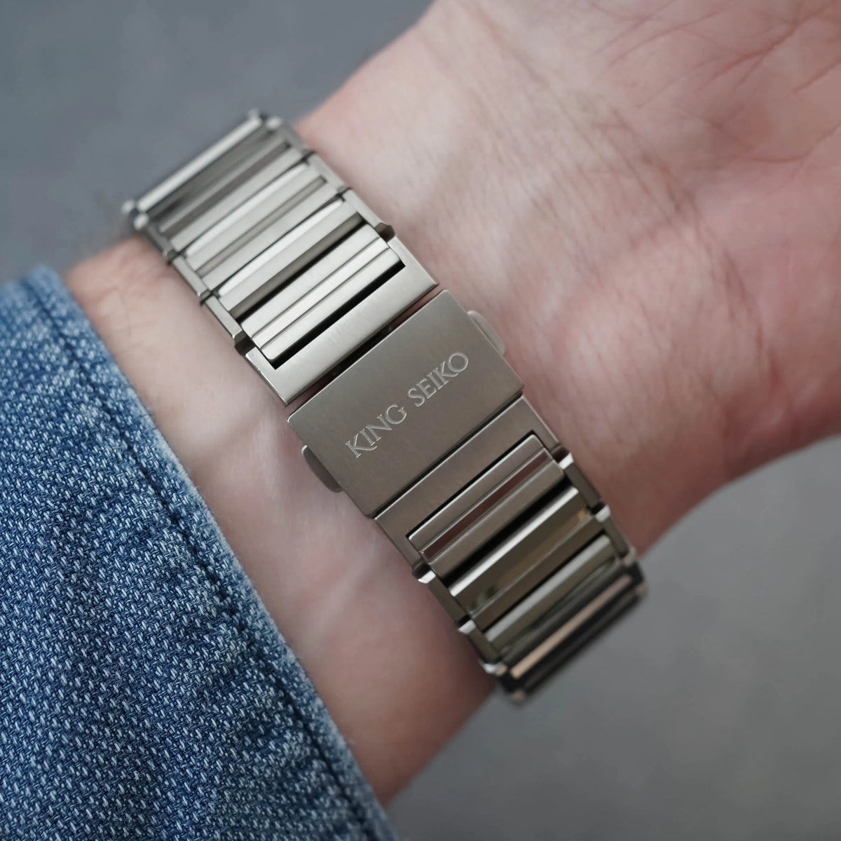 King Seiko Vanac High-Beat Automatic Titanium Purple Dial HKF001