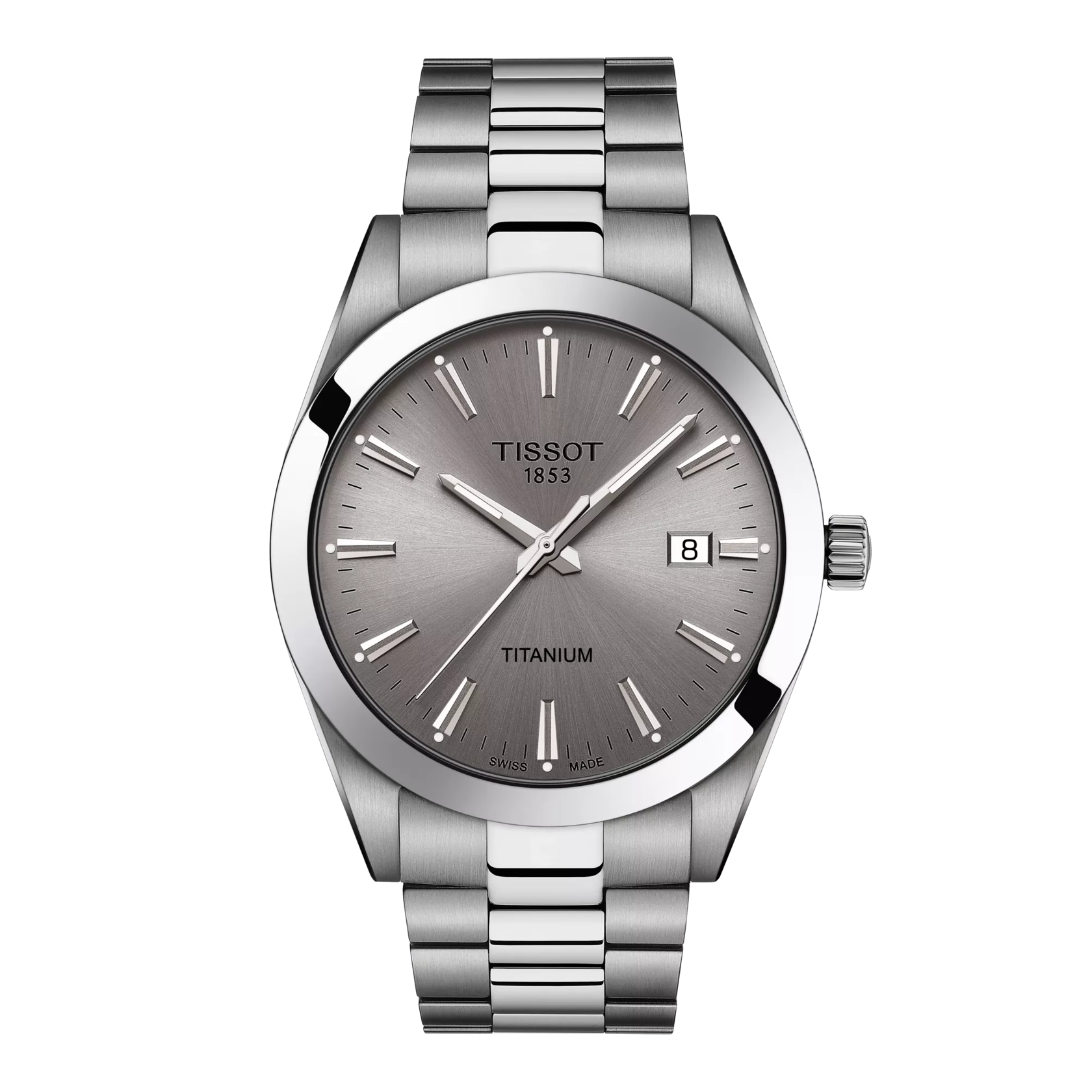 Tissot Gentleman Titanium Grey Dial T127.410.44.081.00