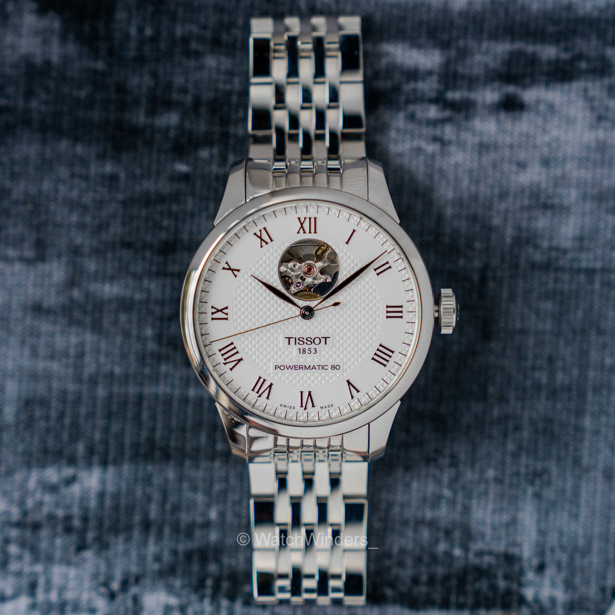 Tissot Le Locle Powermatic 80 Open Heart White Dial T006.407.11.033.02