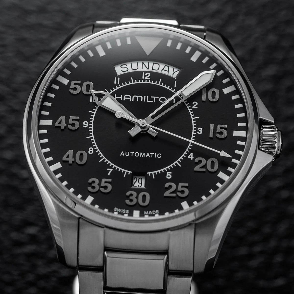 Hamilton Khaki Aviation Pilot Day Date Automatic H64615135