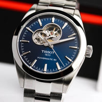 Tissot Gentleman Powermatic 80 Blue Open Heart T127.407.11.041.01