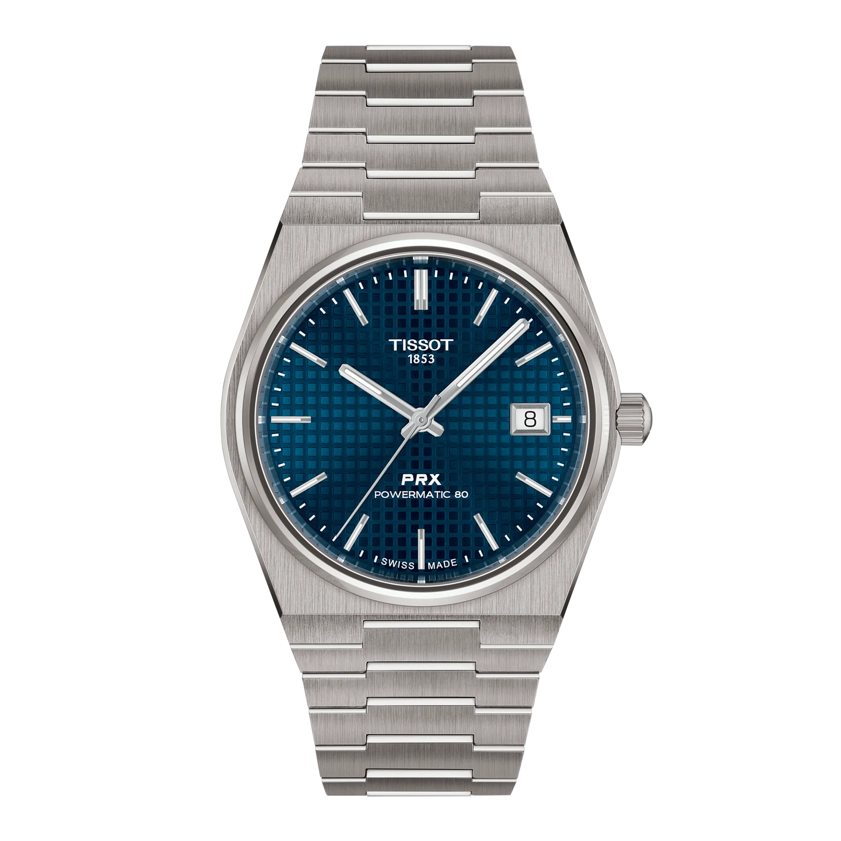 Tissot PRX Powermatic80 Titanium 38mm Blue Dial T137.807.44.041.00