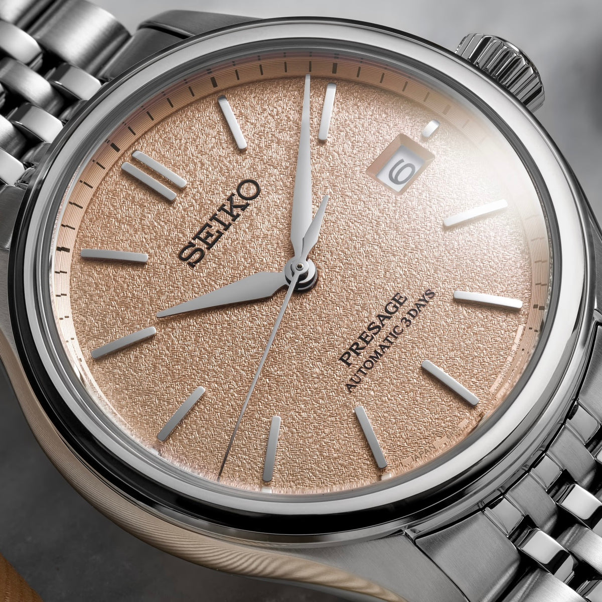 Seiko Presage Classic 'Araigaki' Salmon Dial SPB467
