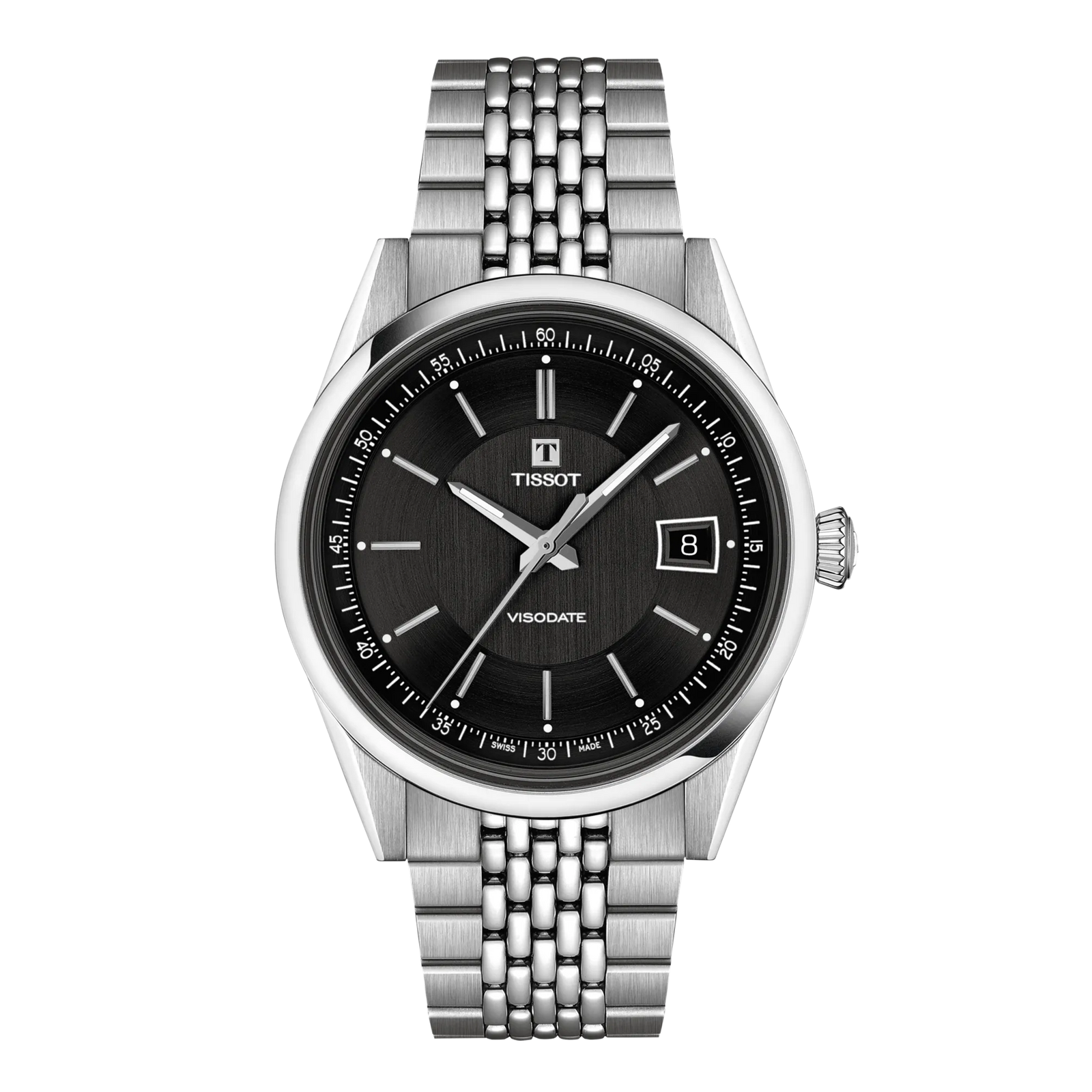 Tissot Visodate Powermatic80 Black Dial T157.407.11.051.00
