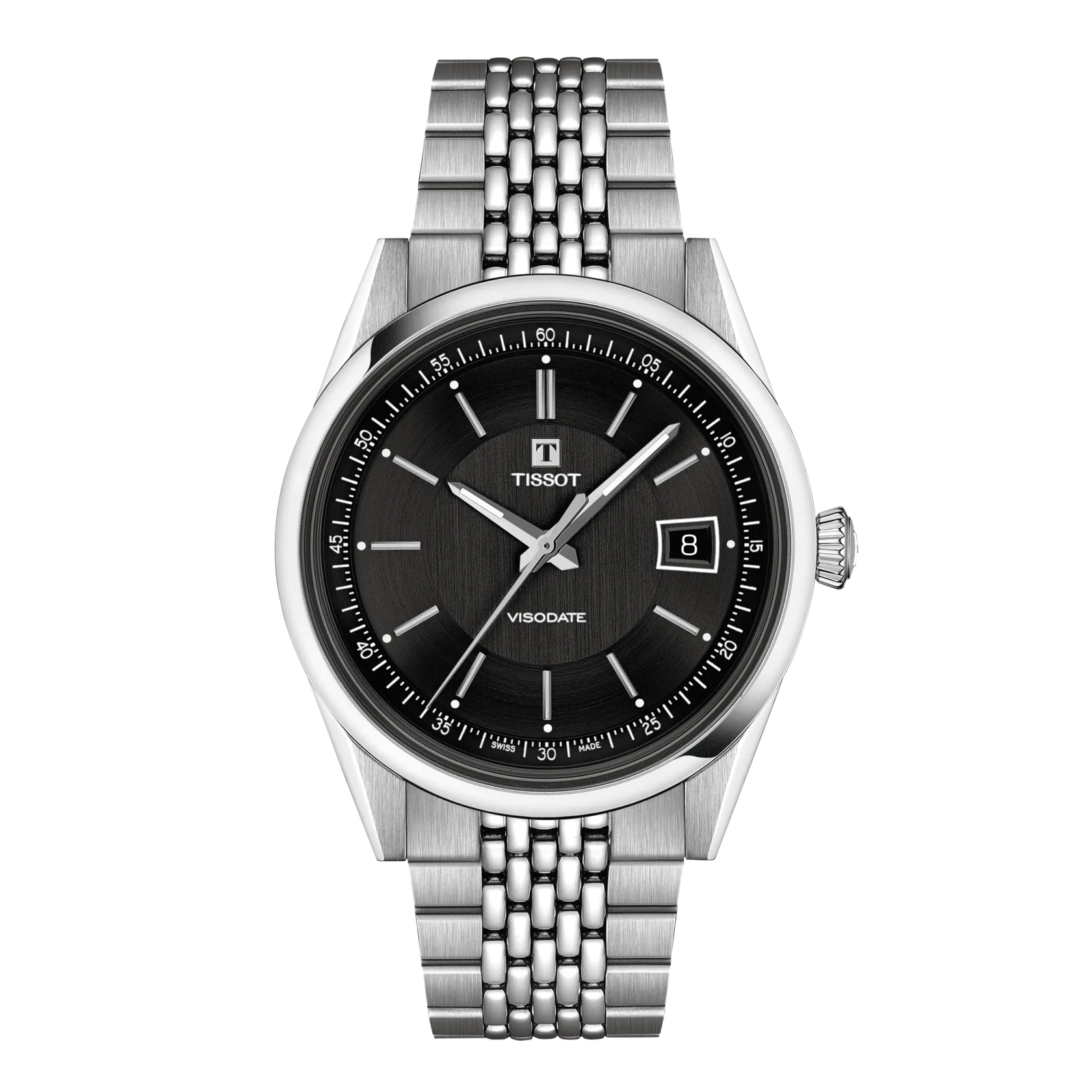 Tissot Visodate Powermatic80 Black Dial T157.407.11.051.00