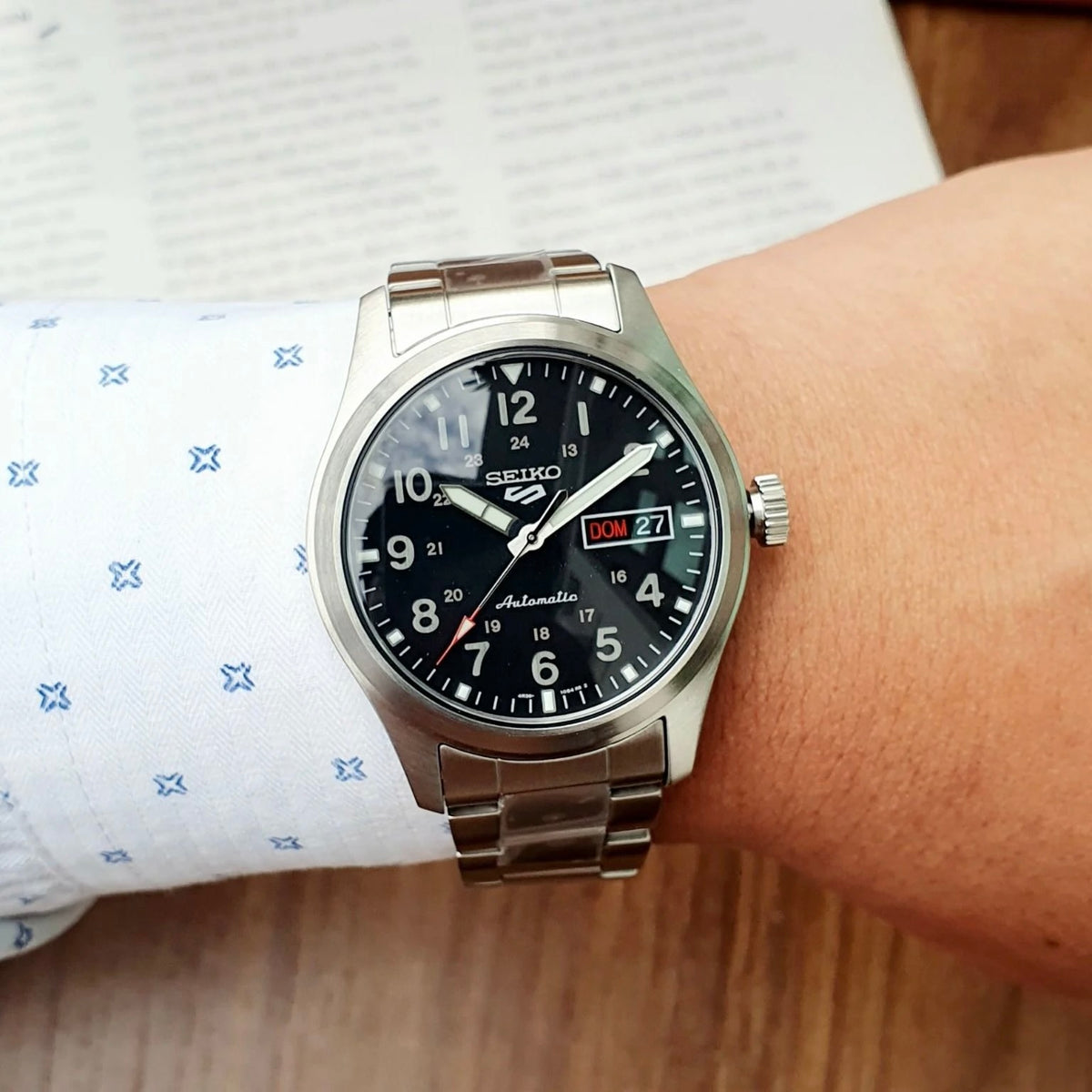 Seiko 5 Sports Field SRPG27 Automatic Black Dial