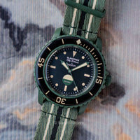 Blancpain X Swatch Bioceramic Scuba Fifty Fathoms 'Green Abyss'