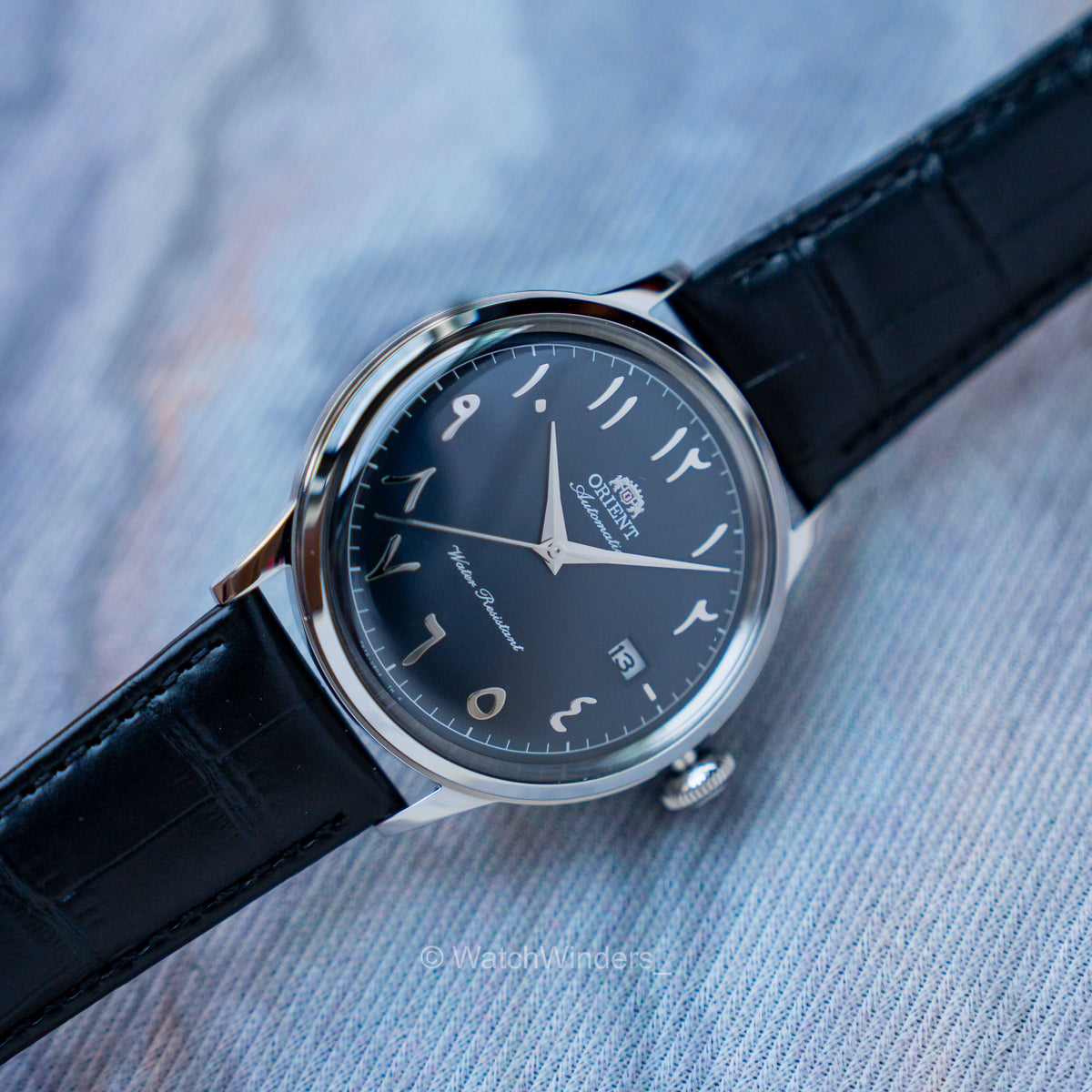 Orient Bambino Classic V2 Arabic Blue Dial RA-AC0036L30B