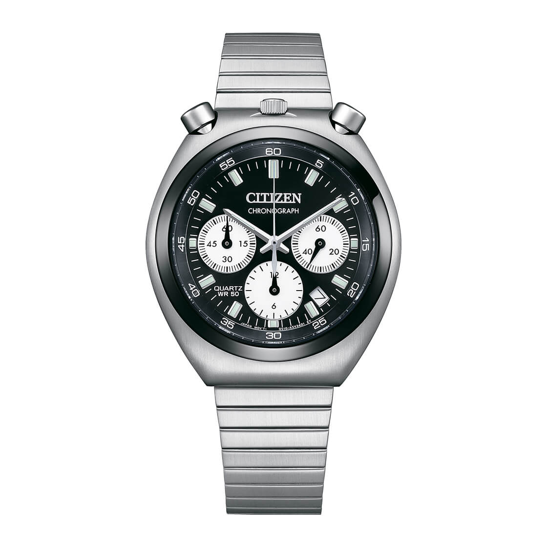 Citizen Bullhead Chronograph Quartz Black Dial AN3660-81E