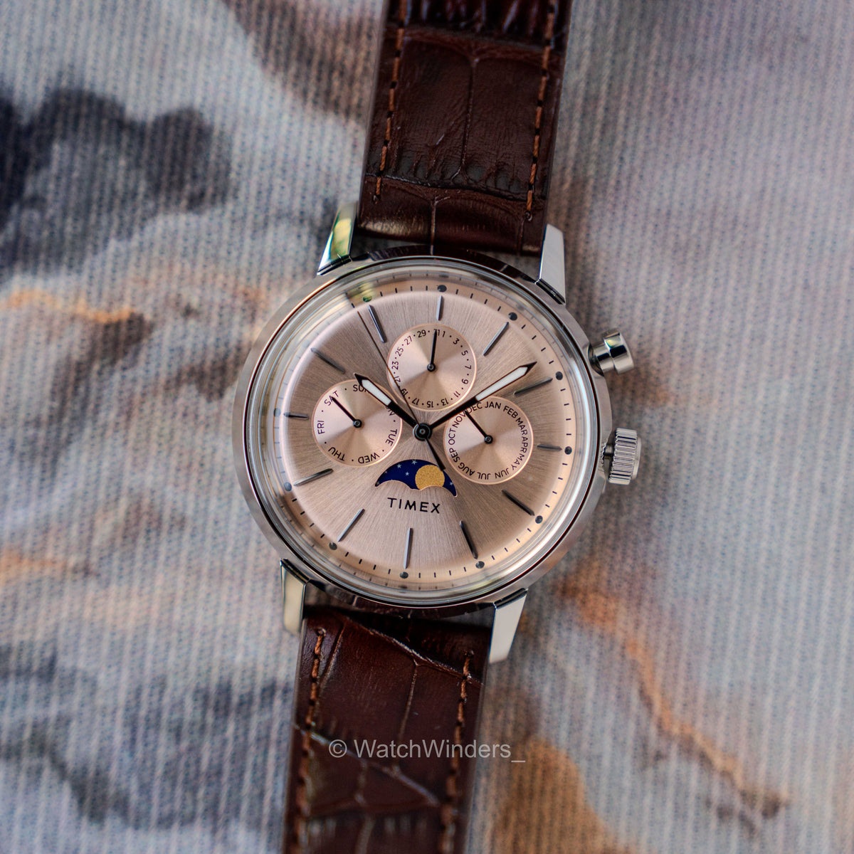 Timex Marlin® Chronograph Rose Gold Dial 40mm TWEG26801