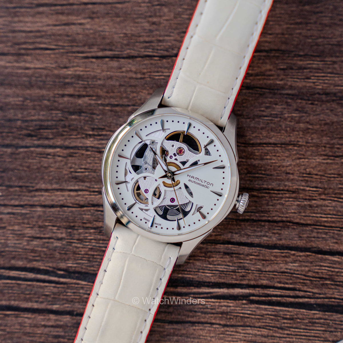 Hamilton Jazzmaster Open Heart Automatic White Dial H32405811