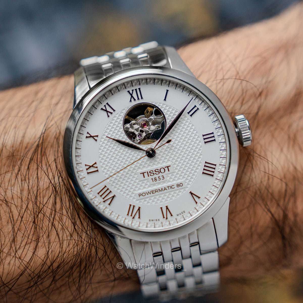 Tissot Le Locle Powermatic 80 Open Heart White Dial T006.407.11.033.02