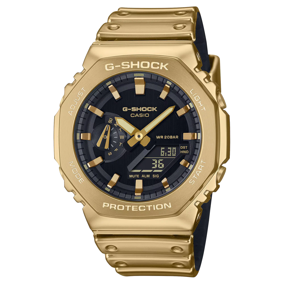 Casio Fine Metallic Series World Time Alarms GM-2100YMG-9A