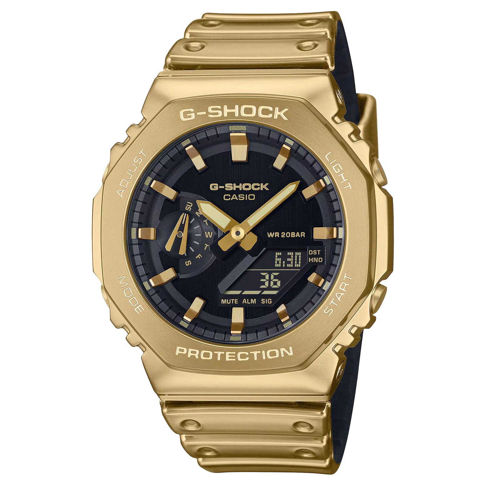 Casio Fine Metallic Series World Time Alarms GM-2100YMG-9A