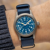 Hamilton Khaki Field Mechanical 38mm Blue H69439940