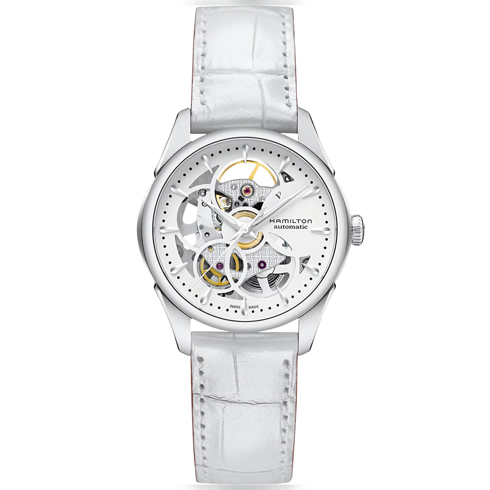 Hamilton Jazzmaster Open Heart Automatic White Dial H32405811