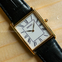 Seiko Tank Gold PVD Quartz Men SWR052