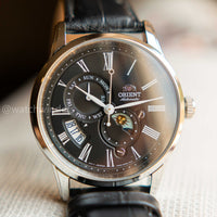 Orient Sun & Moon Watch Mechanical Black RA-AK0010B10B