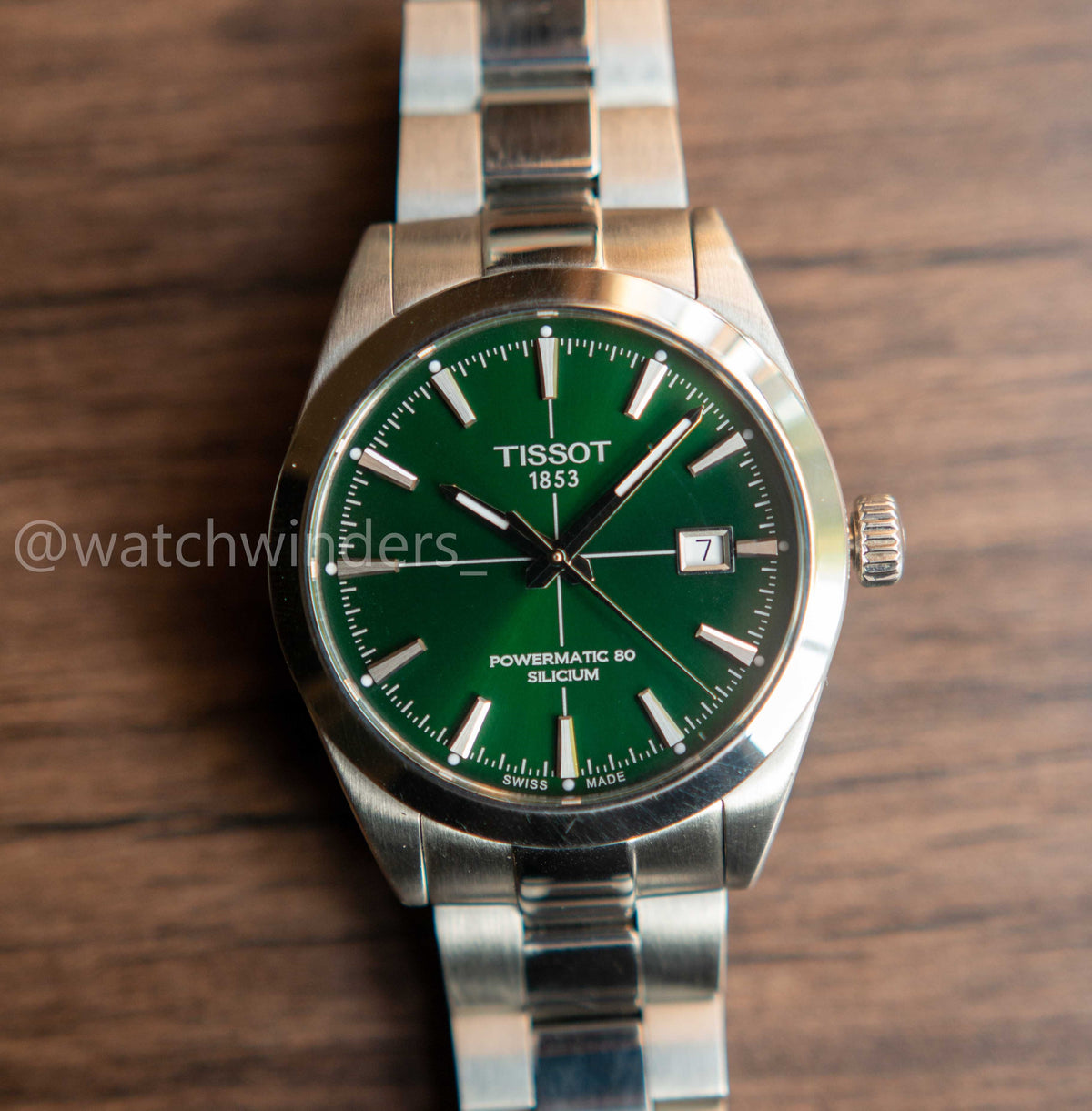 Tissot Gentleman Powermatic 80 Silicium T127.407.11.091.01 Green Dial
