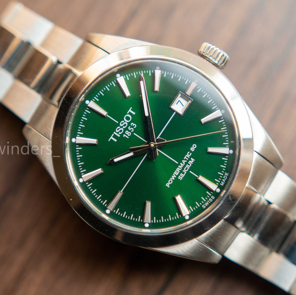 Tissot Gentleman Powermatic 80 Silicium T127.407.11.091.01 Green Dial