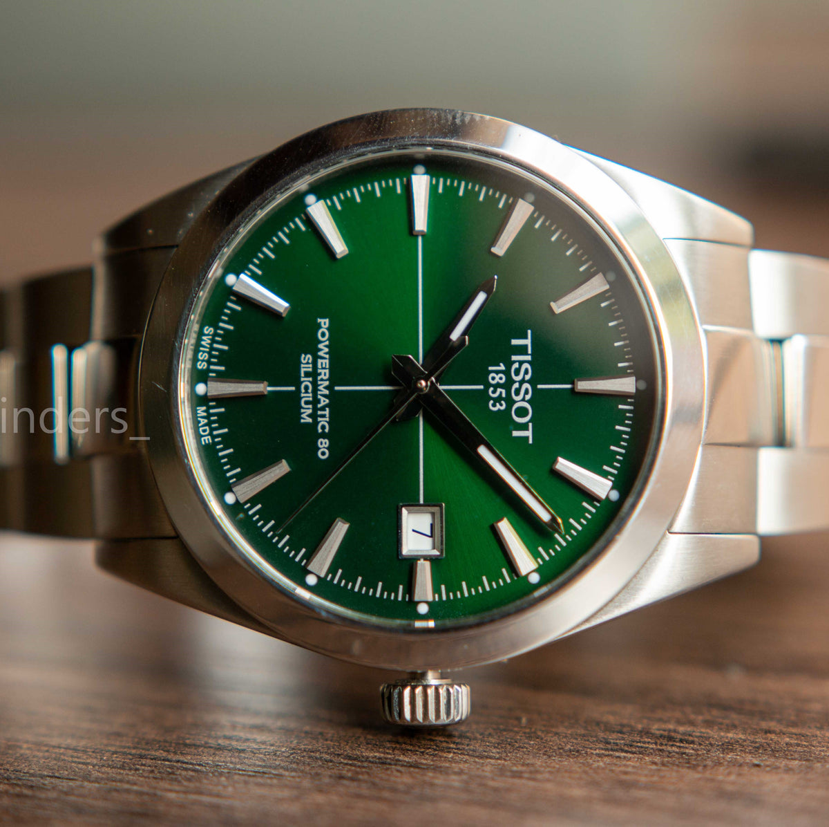 Tissot Gentleman Powermatic 80 Silicium T127.407.11.091.01 Green Dial