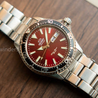 Orient Kamasu Red 200m Automatic Diver RA-AA0003R19A