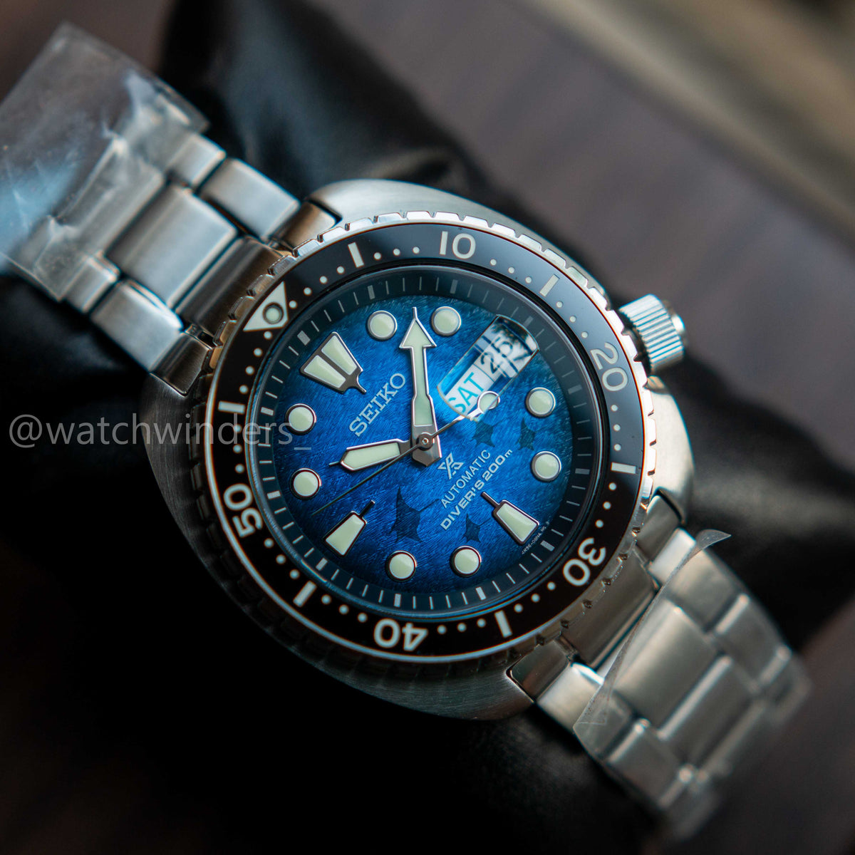 Seiko Prospex King Turtle 'Manta Ray' 'Special Edition' Blue Dial SRPE39K1