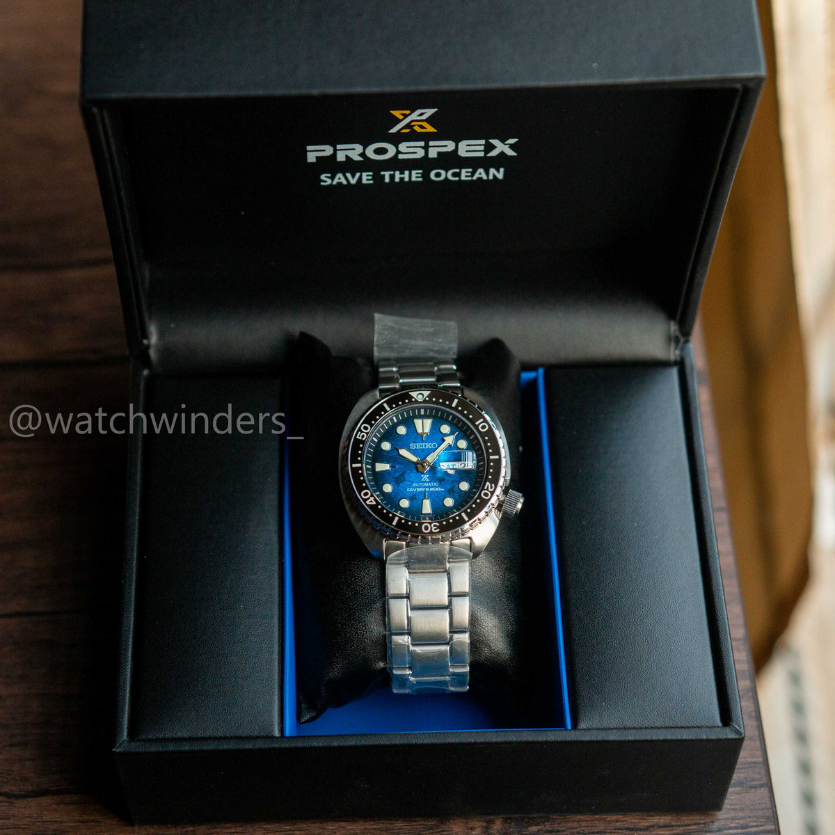 Seiko Prospex King Turtle 'Manta Ray' 'Special Edition' Blue Dial SRPE39K1