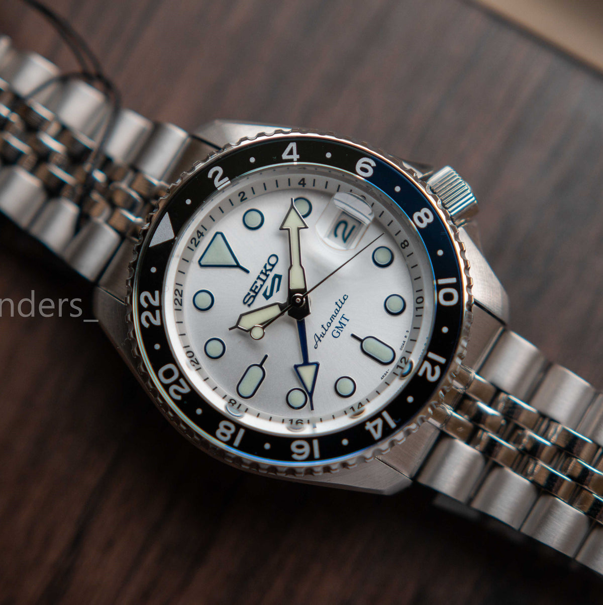 Seiko 5 Sport SKX GMT SSK033 Blue Dial