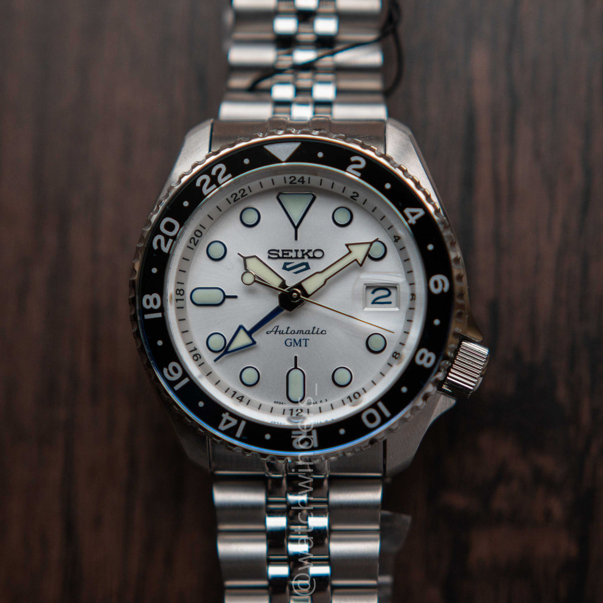 Seiko 5 Sport SKX GMT SSK033 Blue Dial