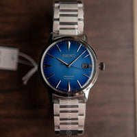 Seiko Presage Cocktail Time The Aviation Chain Blue Dial SRPJ13