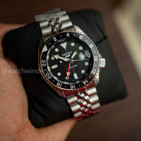 Seiko 5 Sport SKX GMT SSK001 Black Dial