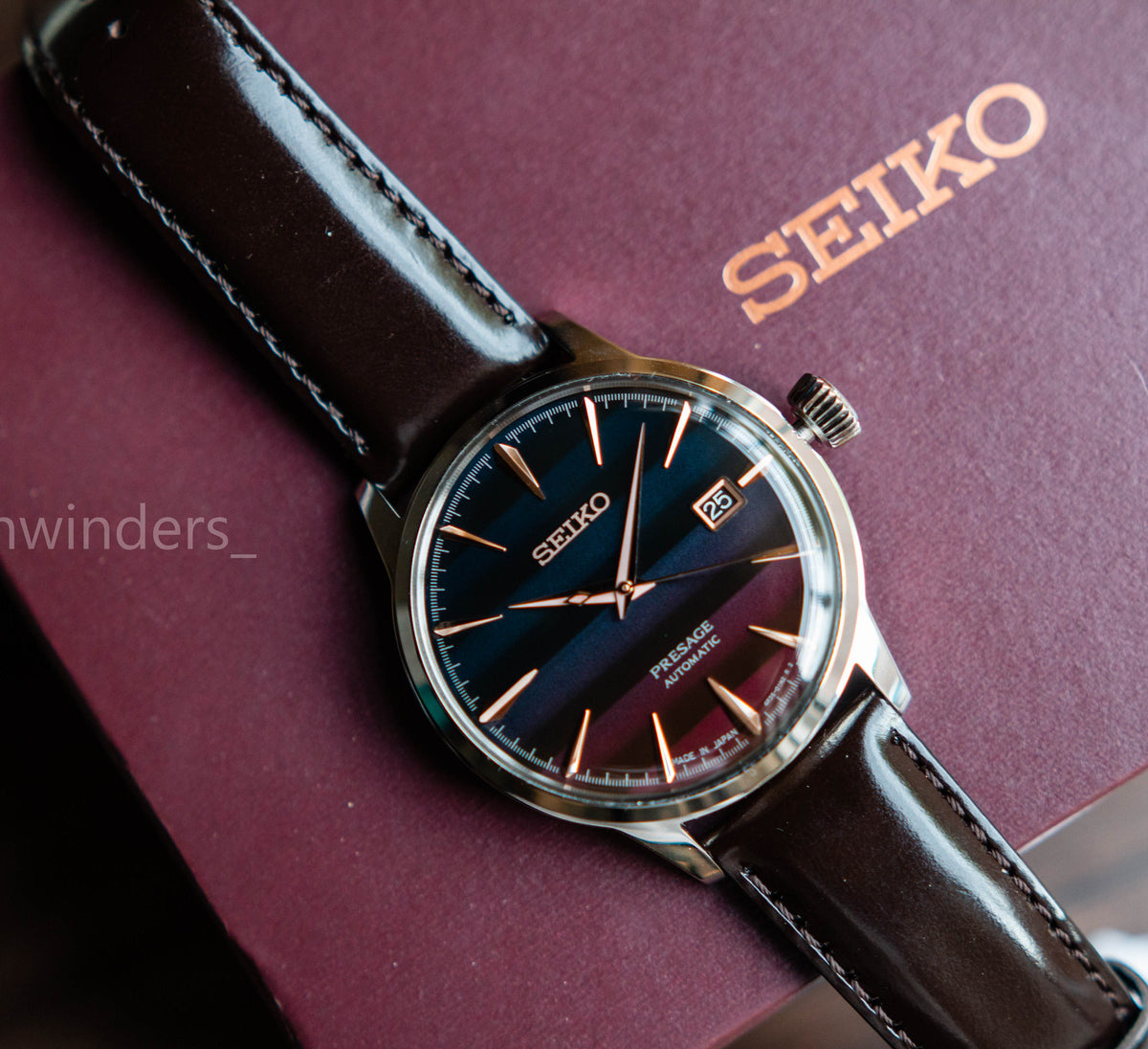 Seiko Presage Cocktail Time 'Purple Sunset' TRI-COLOR SRPK75 Limited Edition