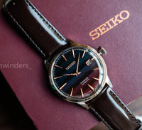 Seiko Presage Cocktail Time 'Purple Sunset' TRI-COLOR SRPK75 Limited Edition