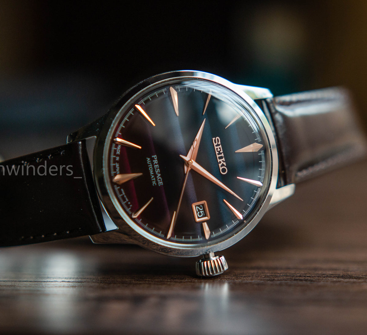 Seiko Presage Cocktail Time 'Purple Sunset' TRI-COLOR SRPK75 Limited Edition