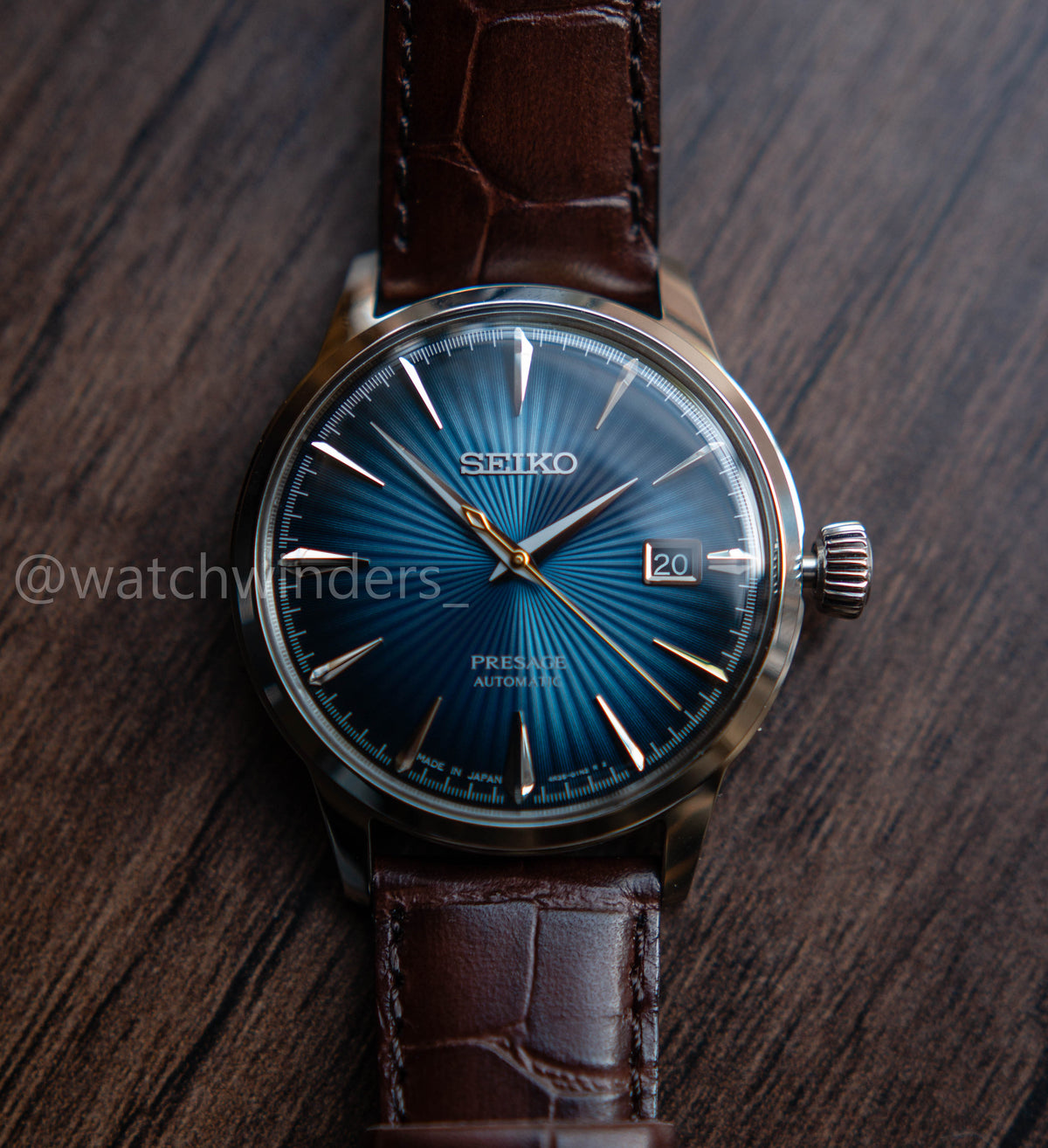 Seiko Presage Cocktail Time Blue Moon SRPK15 Strap