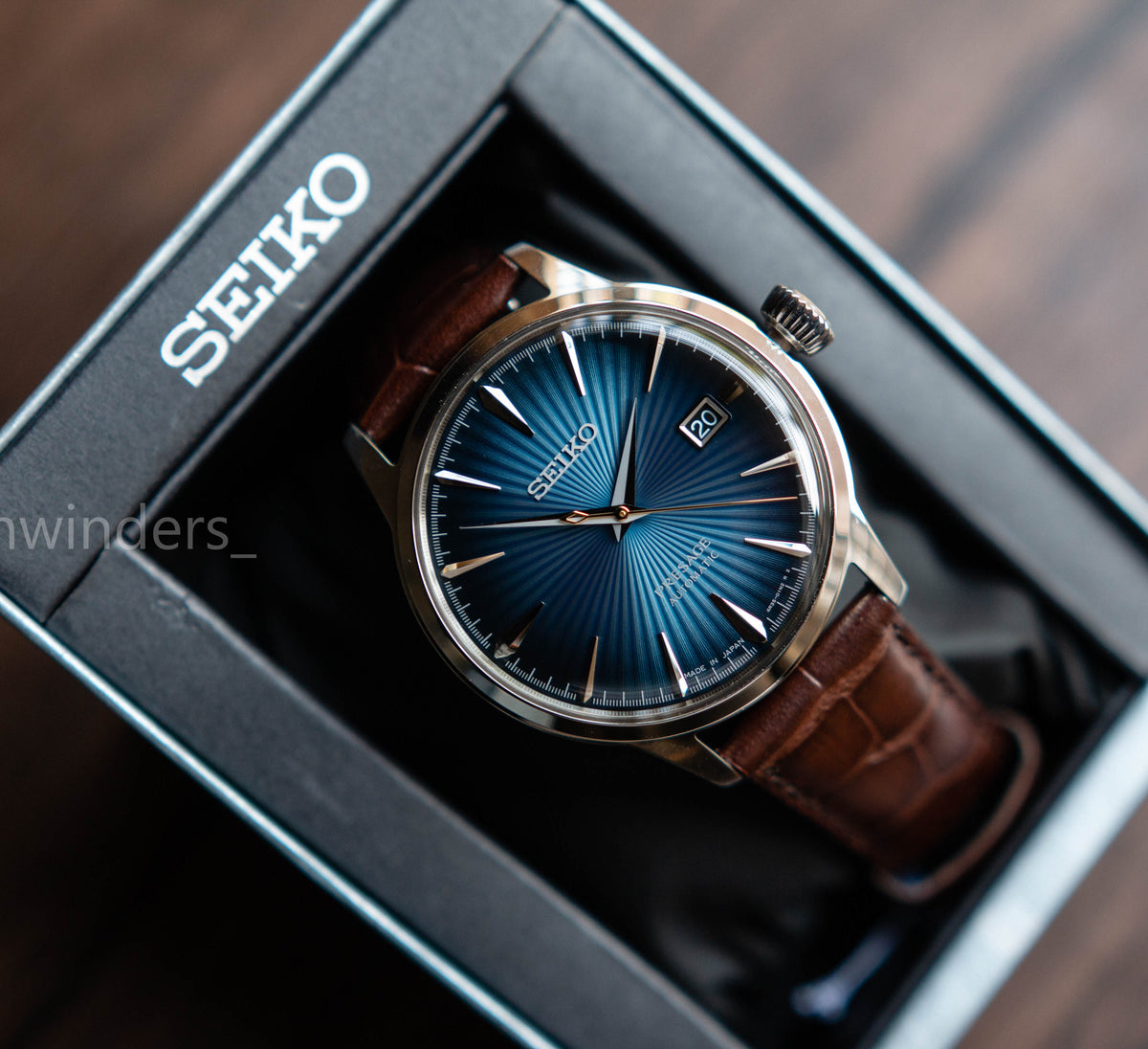 Seiko Presage Cocktail Time Blue Moon SRPK15 Strap