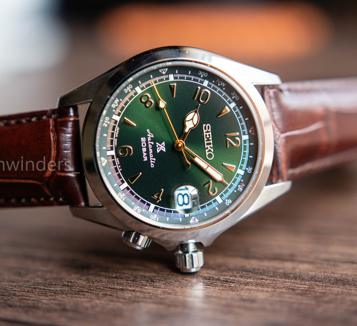 Seiko Prospex Alpinist Spb121j1 39mm Green Dial