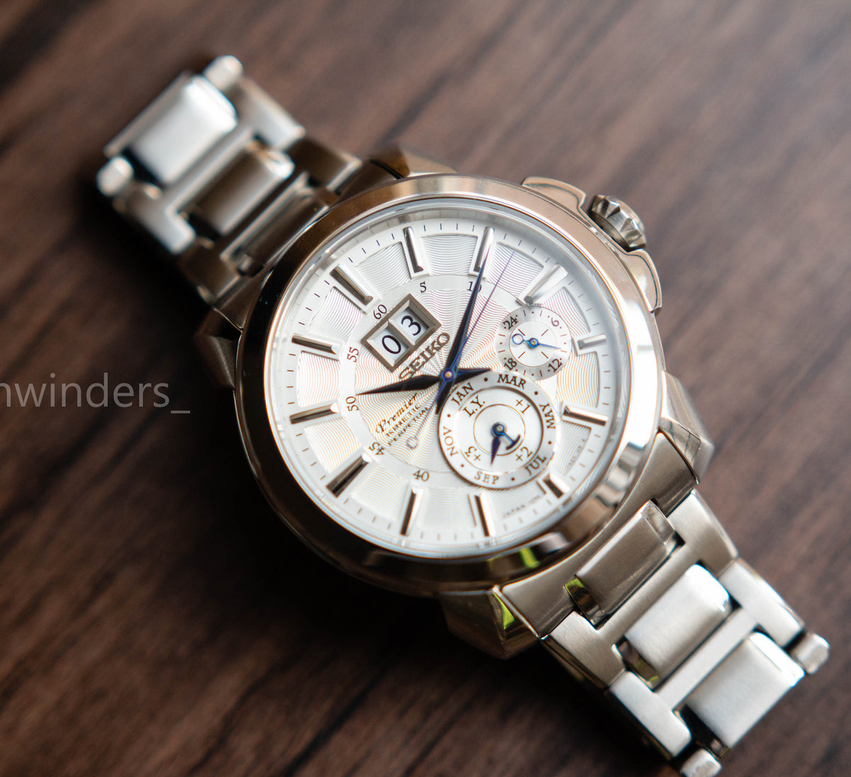 Seiko Premier Kinetic Perpetual Calendar SNP159P1